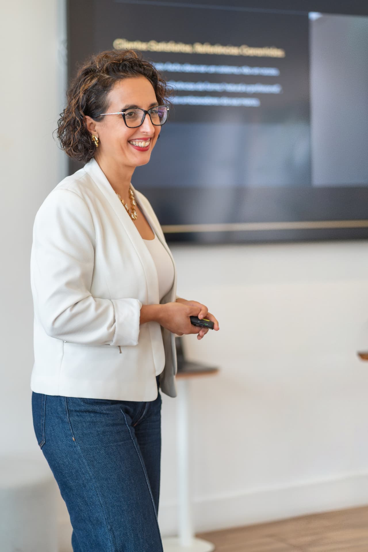 Carla Aguiar a formar uma equipa em Inteligência Artificial